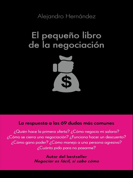 Title details for El pequeño libro de la negociación by Alejandro Hernández - Available